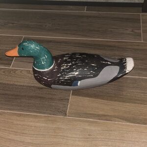 Handcrafted Wooden Duck Decoy